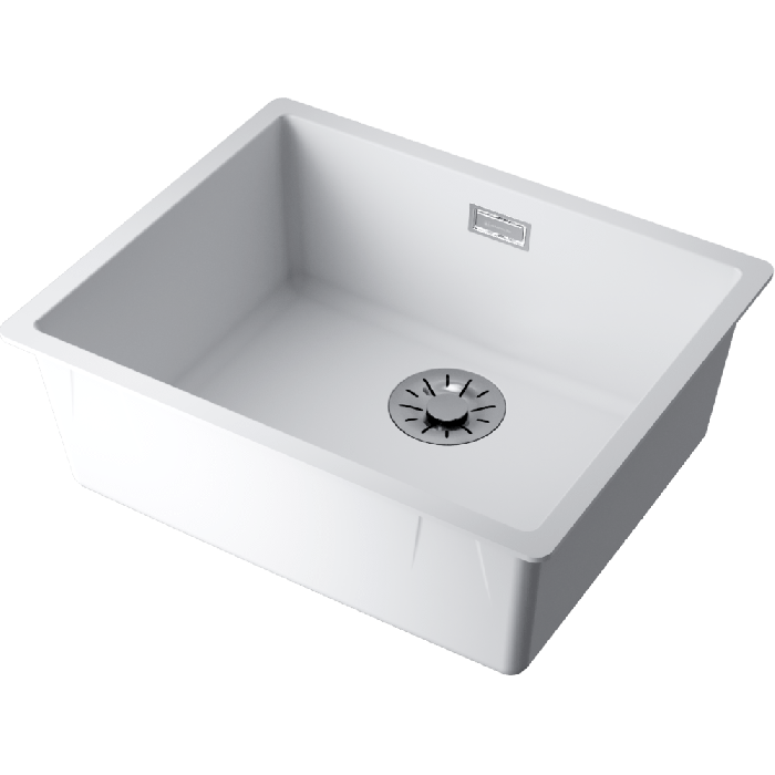 Кухонная мойка из материала Artceramic 4997265 Omoikiri Yamakawa 55-Integra WH, Белый