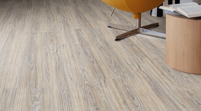 Замковый пробковый пол Corkstyle Wood Cork Oak Leached