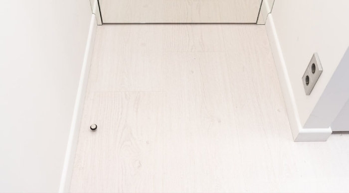 Замковый пробковый пол Corkstyle Wood Oak Polar White
